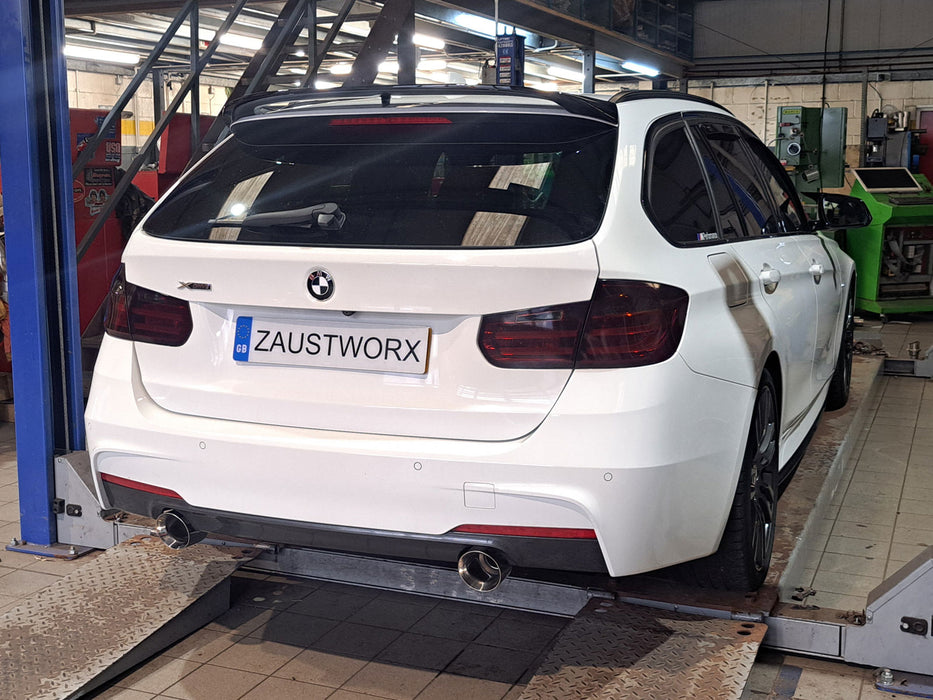 BMW 316d F30/F31 N47 - 335 Style Twin Exit Exhaust Conversion - Harrys Euro