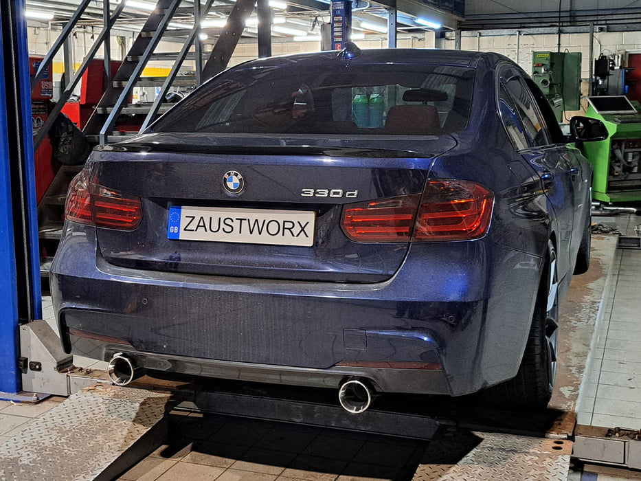 BMW 330d F30/F31 335i Style Rear Silencer Delete - Harrys Euro