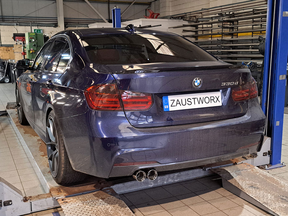 BMW 330d F30 Rear Silencer Delete - Harrys Euro