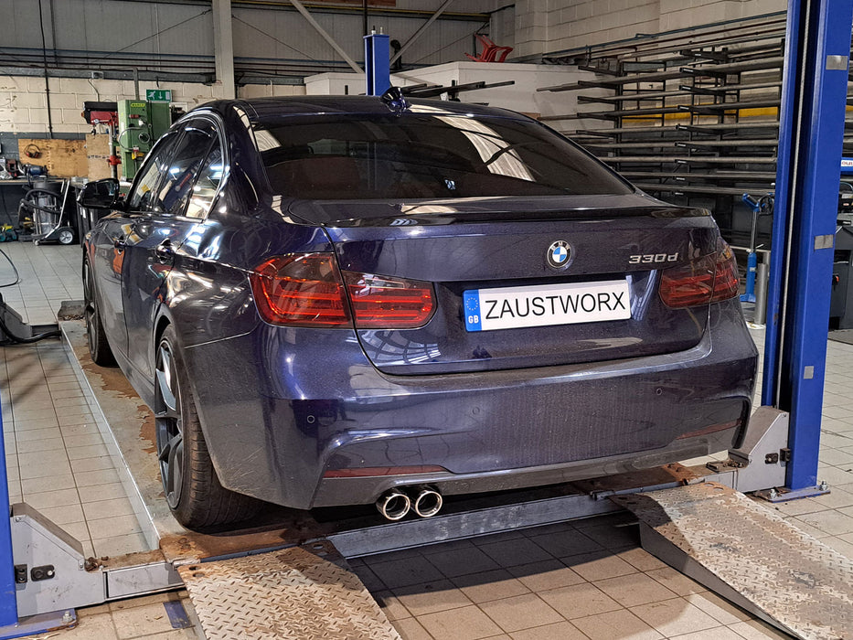 BMW 330d F30 Rear Silencer Delete - Harrys Euro