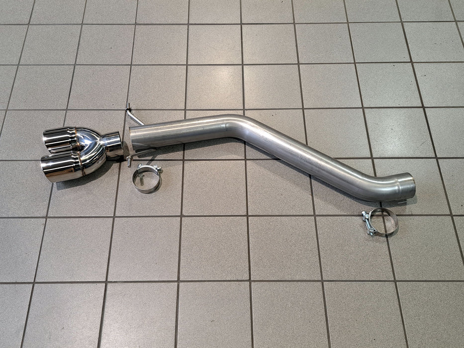 BMW 535d E60/E61 (M57N) Rear Silencer Delete