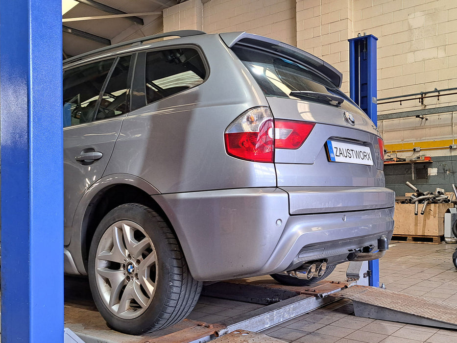BMW X3 2.0D (M47) Rear Silencer Delete - Harrys Euro