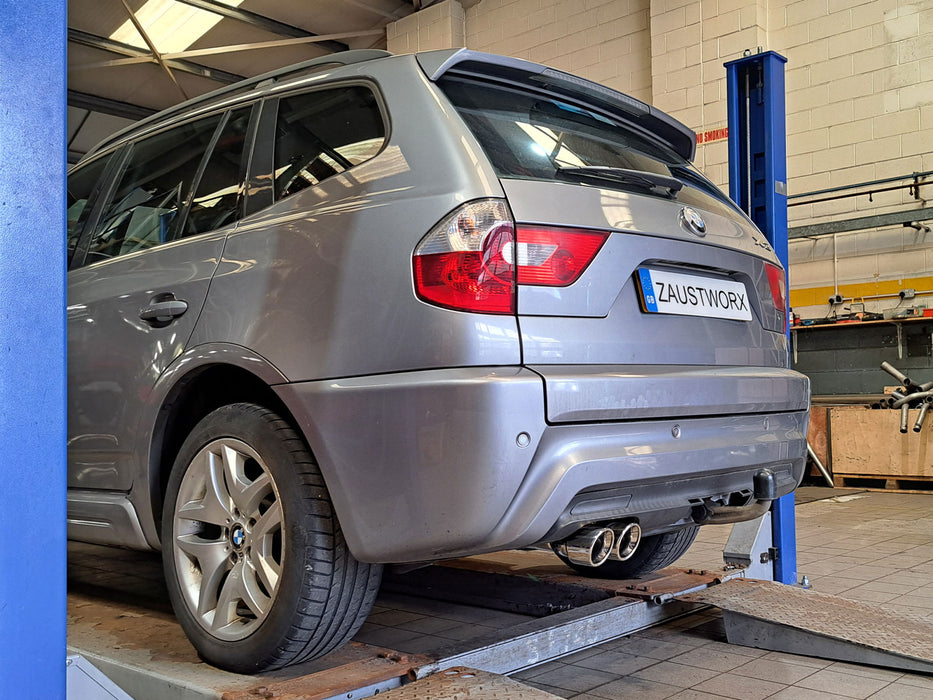 BMW X3 2.0D (M47) Rear Silencer Delete - Harrys Euro