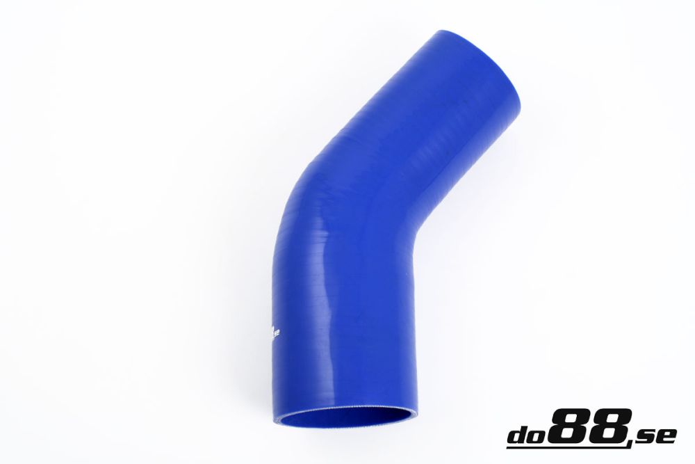 Silicone Hose Blue 45 degree 2,75 - 3,125'' (70 - 80mm) - Harrys Euro