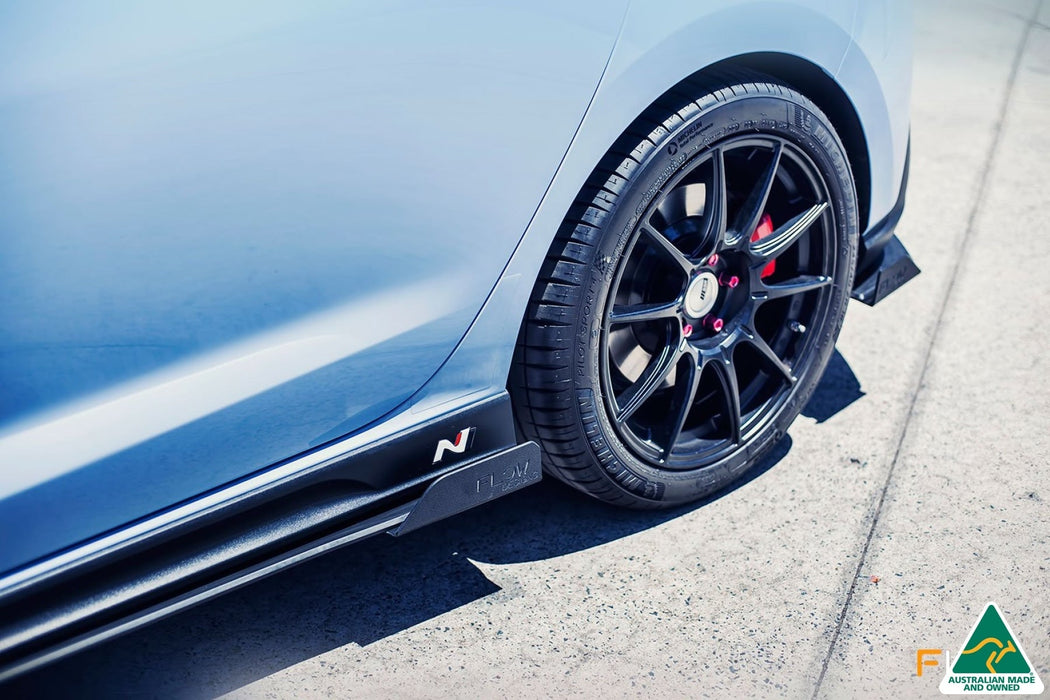 i30N Hatch PD (2018-2020) Side Skirt Splitters (Pair)-Flow Designs