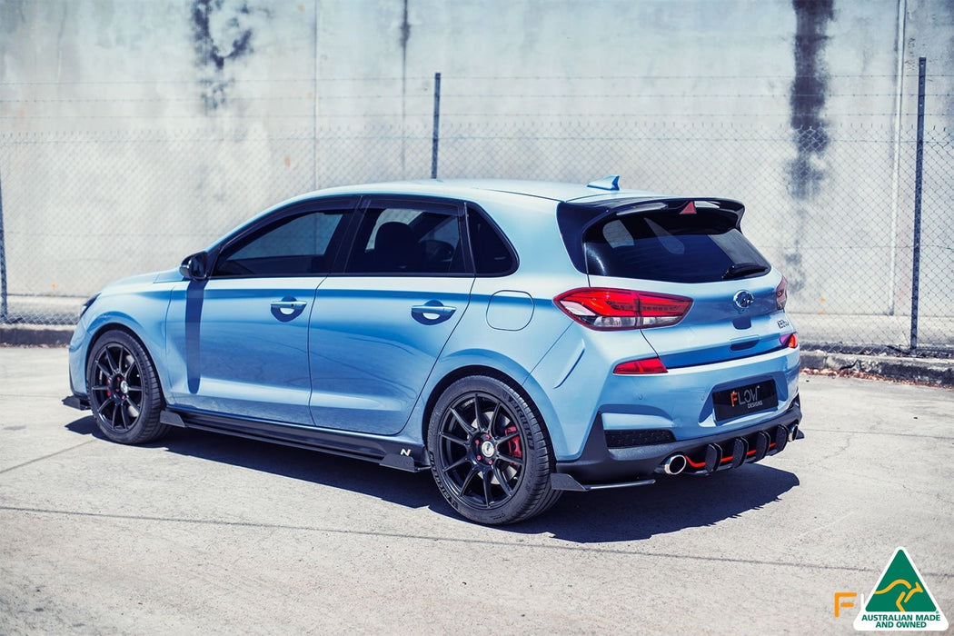 i30N Hatch PD (2018-2020) Side Skirt Splitters (Pair)-Flow Designs