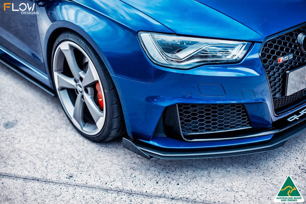 RS3 8V Sportback (Pre-Facelift) Front Lip Splitter V3-Flow Designs