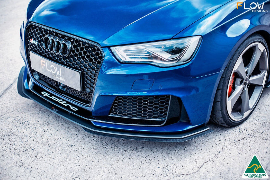 RS3 8V Sportback (Pre-Facelift) Front Lip Splitter V3-Flow Designs