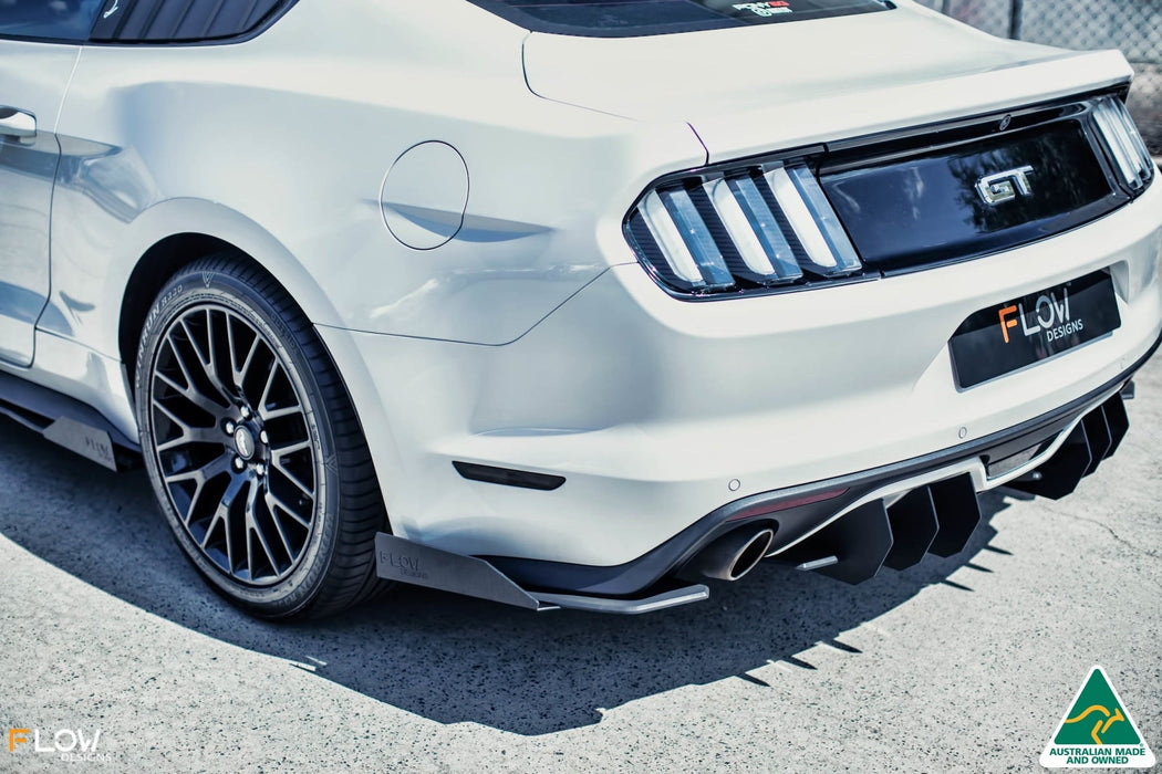 GT Mustang S550 FM Rear Spat Winglets (Pair)-Flow Designs