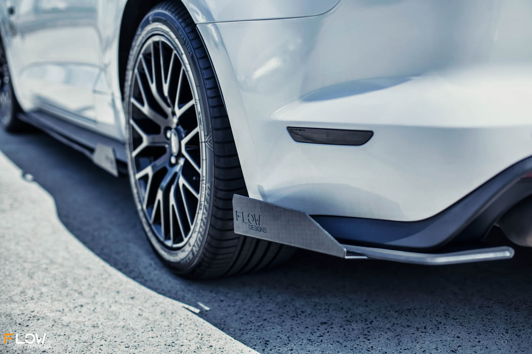 GT Mustang S550 FM Rear Spats (Pair)-Flow Designs