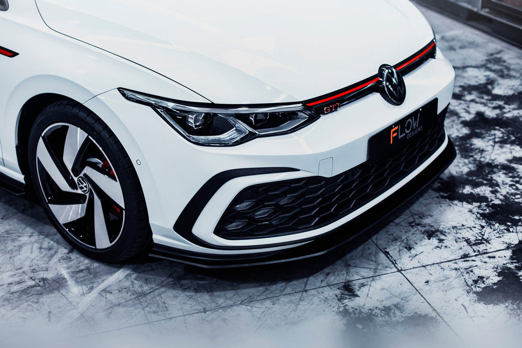 MK8 Golf GTI Front Lip Splitter & Bumper Reinforcement Plate-Flow Designs