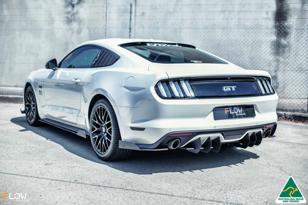 GT Mustang S550 FM Flow-Lock Rear Diffuser-Flow Designs