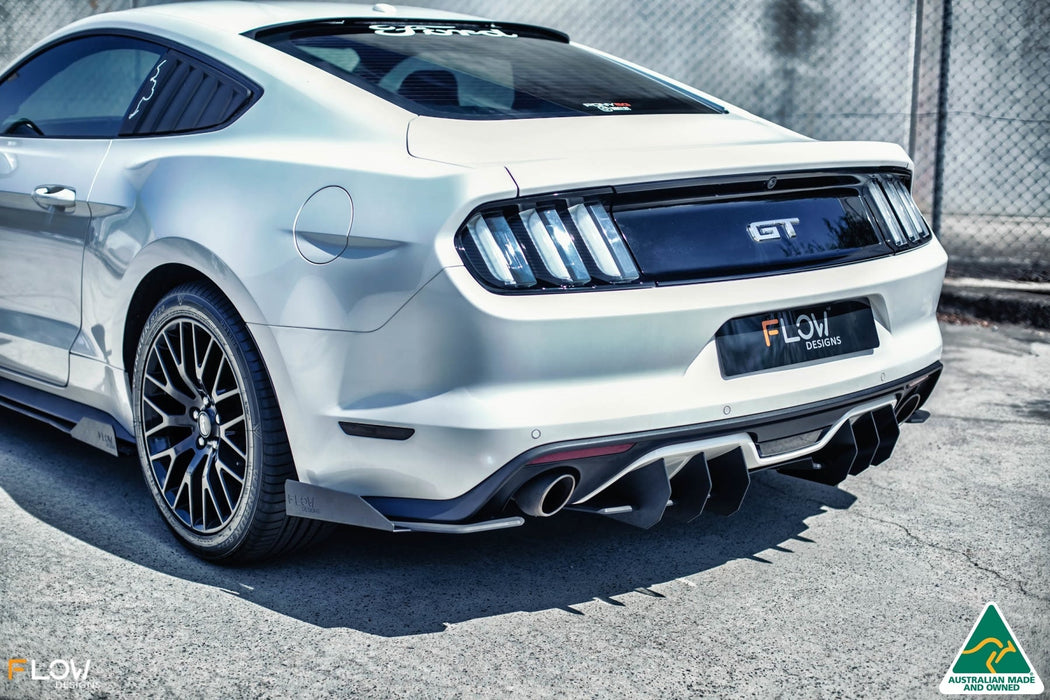 GT Mustang S550 FM Rear Spat Winglets (Pair)-Flow Designs