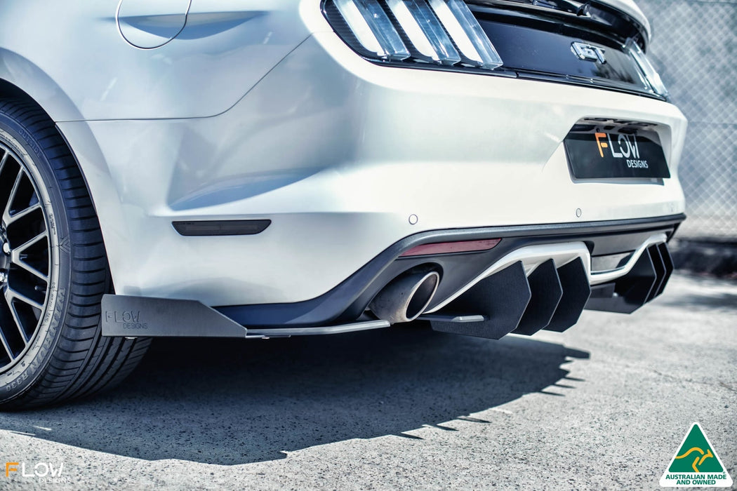 GT Mustang S550 FM Rear Spat Winglets (Pair)-Flow Designs