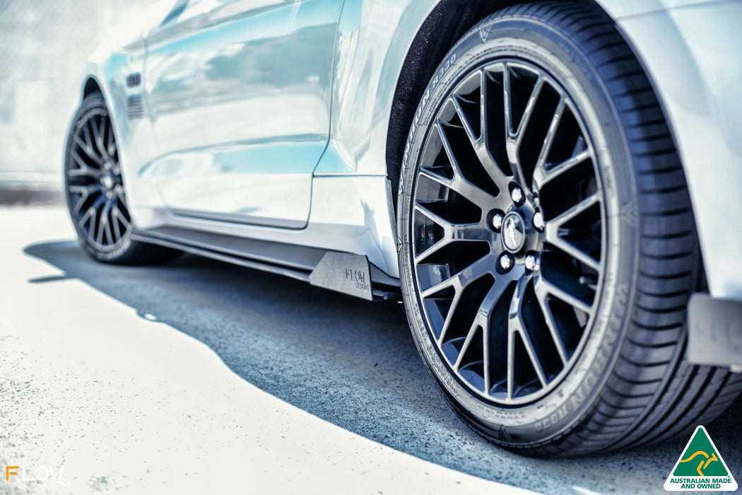 GT Mustang S550 FM Side Skirt Splitter Winglets (Pair)-Flow Designs