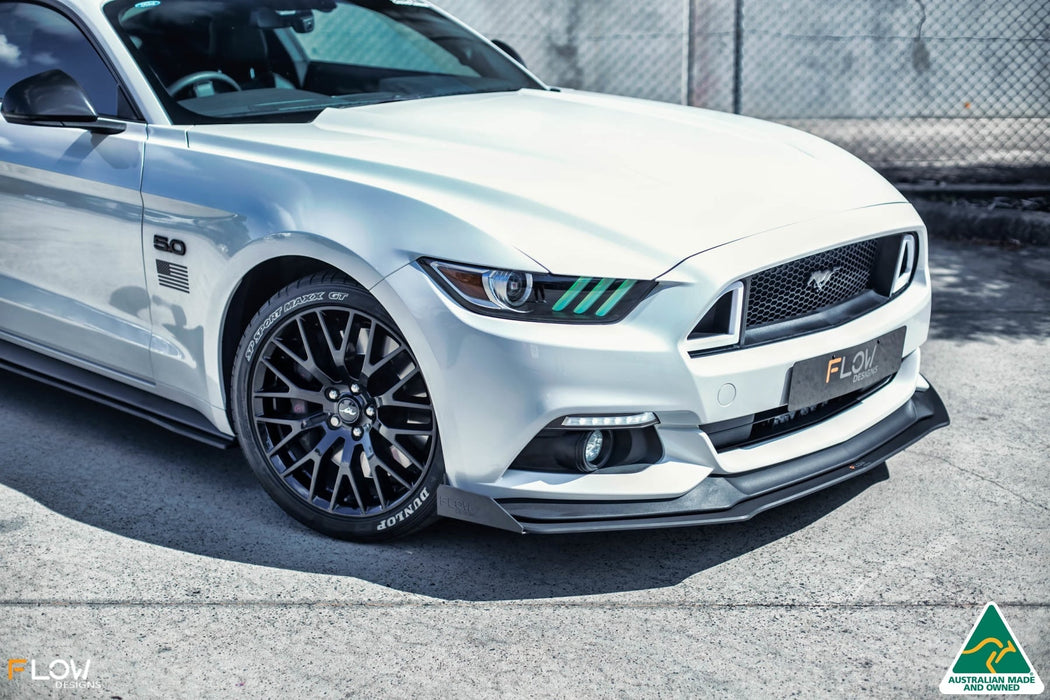 GT Mustang S550 FM Front Splitter Winglets (Pair)-Flow Designs