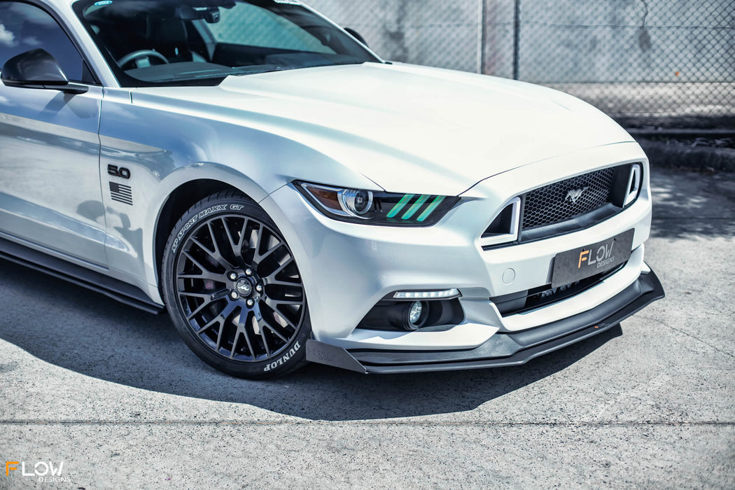 GT Mustang S550 FM Front Lip Splitter-Flow Designs