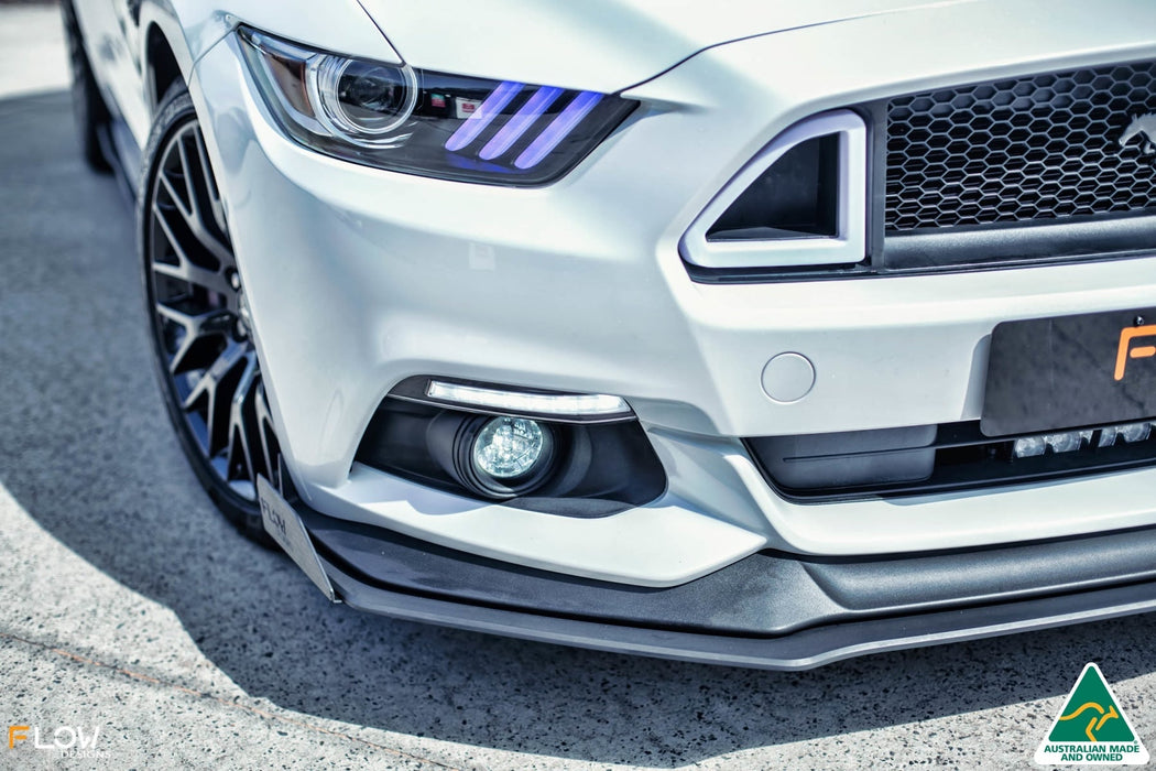 GT Mustang S550 FM Front Splitter Winglets (Pair)-Flow Designs