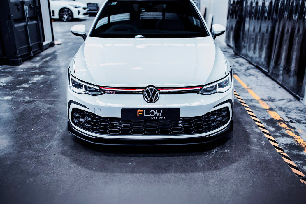 MK8 Golf GTI Front Lip Splitter & Bumper Reinforcement Plate-Flow Designs