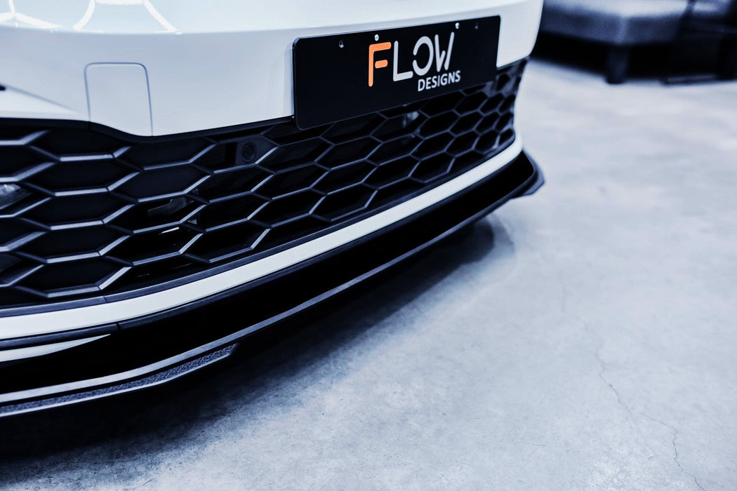 MK8 Golf GTI Front Lip Splitter & Bumper Reinforcement Plate-Flow Designs