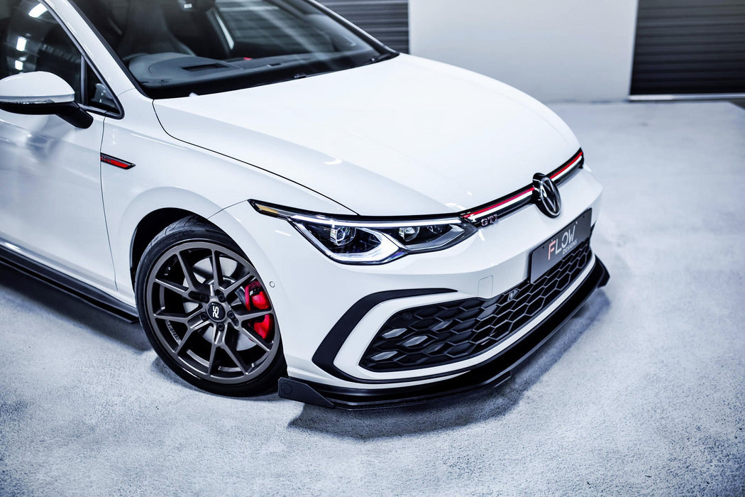 MK8 Golf GTI Front Lip Splitter & Bumper Reinforcement Plate-Flow Designs