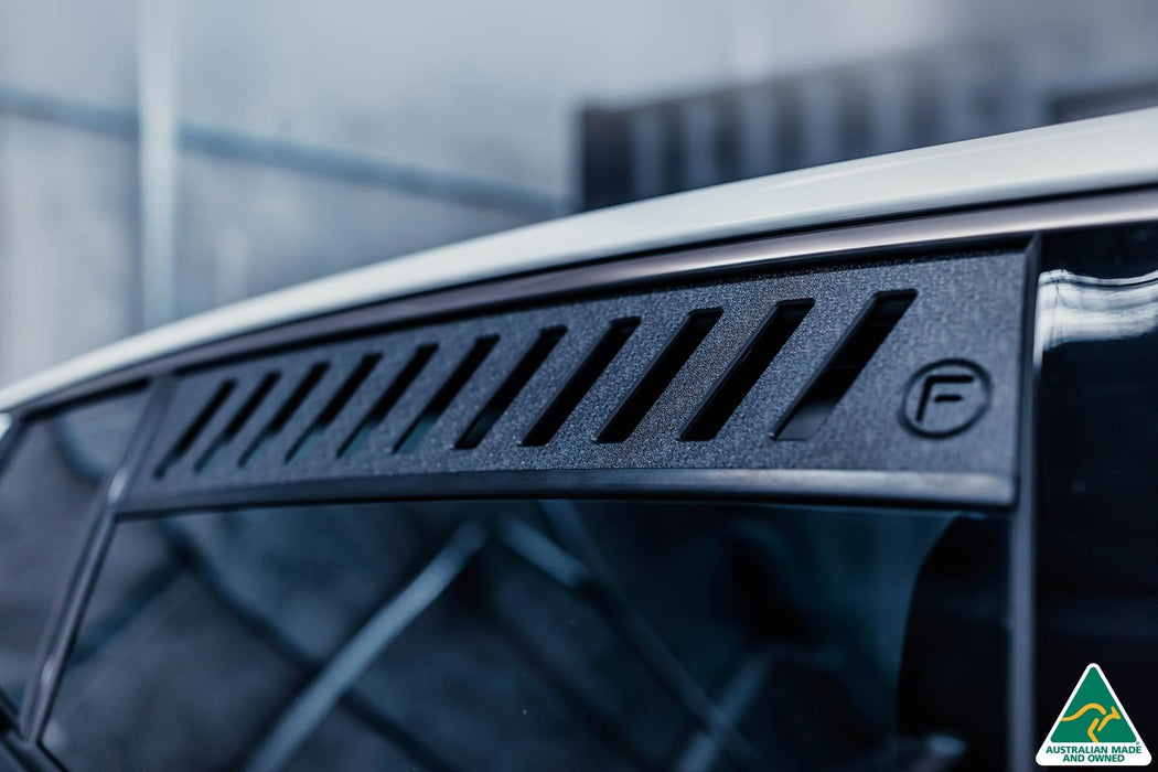 Kia Stinger CK GT 2018-2021 & 2021+ Window Vents (Pair)-Flow Designs