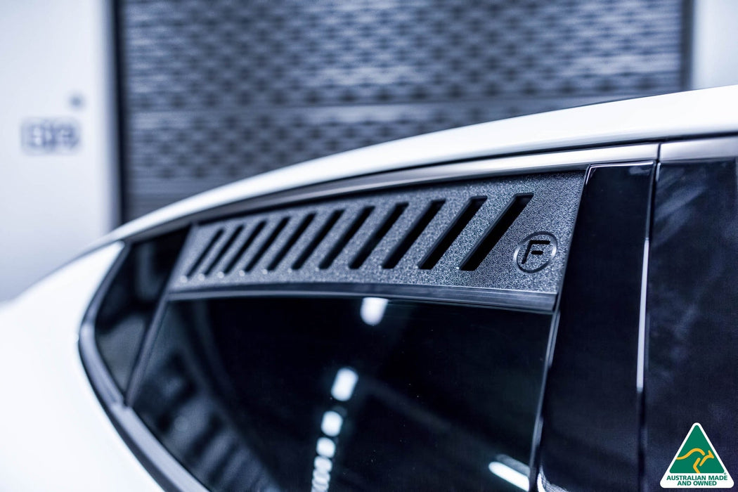 Kia Stinger CK GT 2018-2021 & 2021+ Window Vents (Pair)-Flow Designs