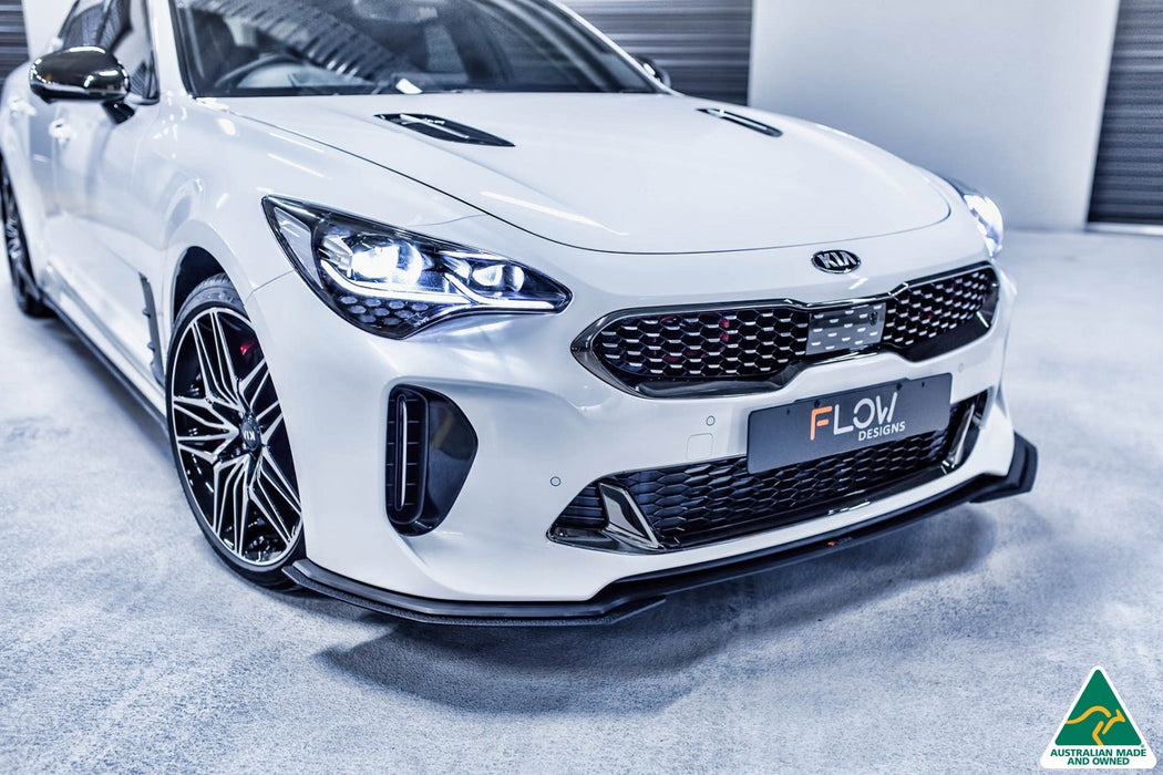 Stinger CK GT 2021-2022 Front Lip Splitter Extensions (Pair)-Flow Designs