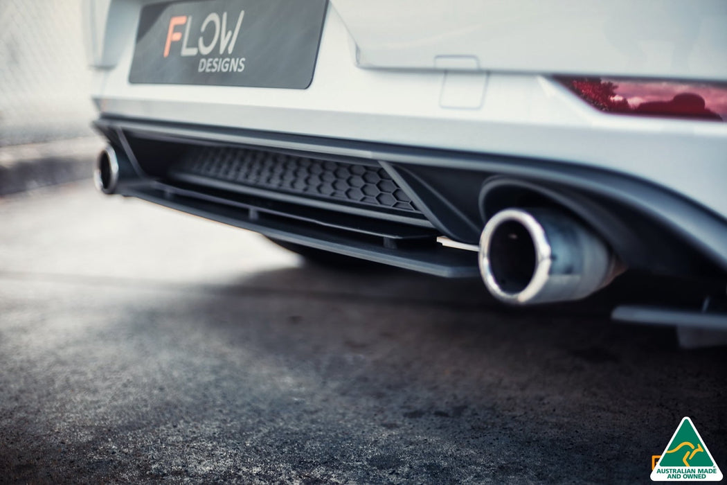 MK7.5 Golf GTI Rear Valance & Fairing (Matte Black)-Flow Designs