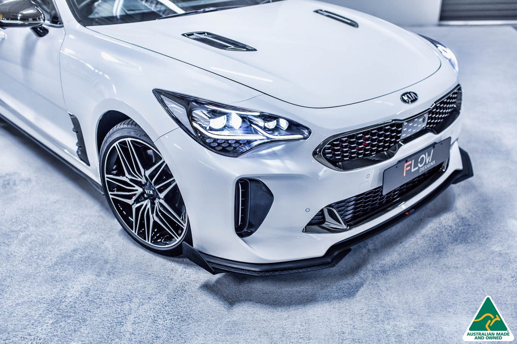 Stinger CK GT 2021-2022 Front Lip Splitter & Bumper Reinforcement Brackets-Flow Designs