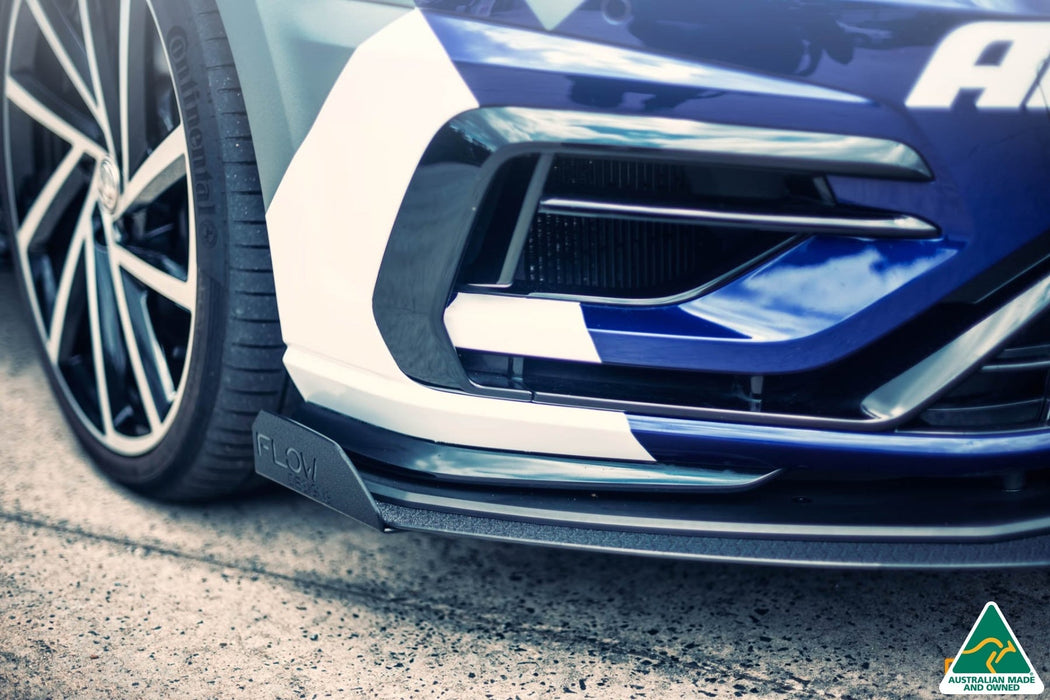 MK7.5 Golf R Front Lip Splitter Winglets (Pair)-Flow Designs