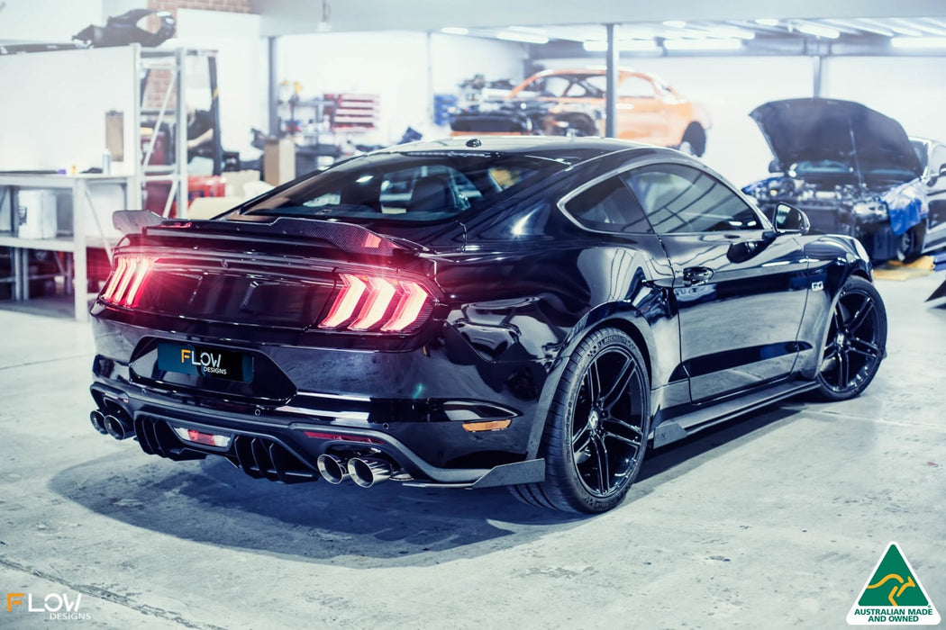 GT Mustang S550 FN Rear Spats (Pair)-Flow Designs