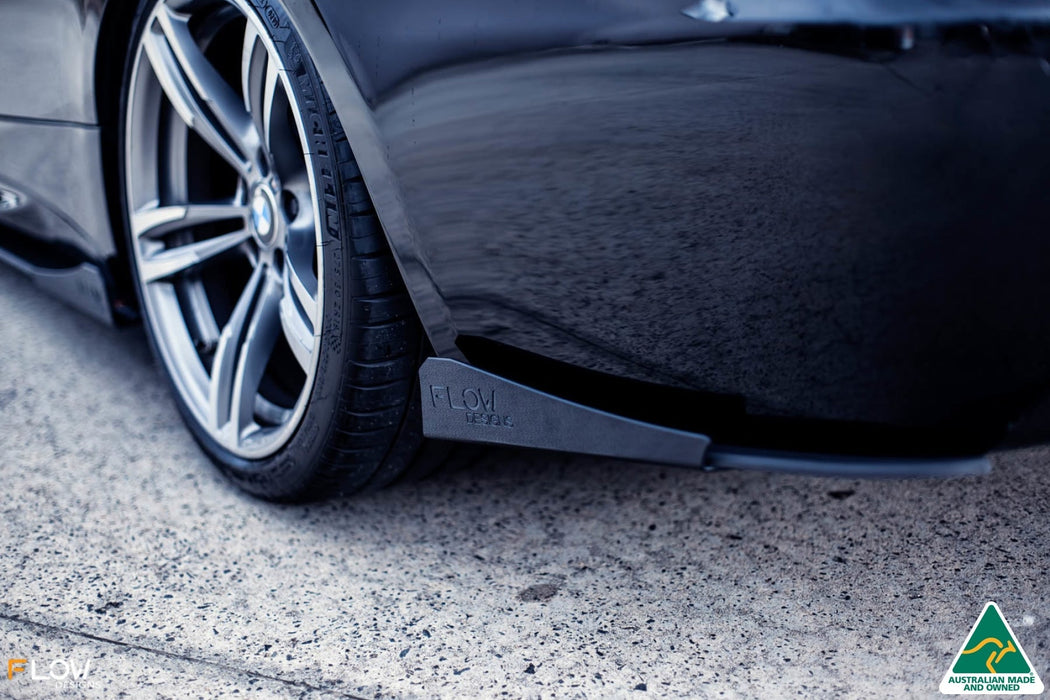 E92 M Sport Rear Spats V3 (Pair)-Flow Designs