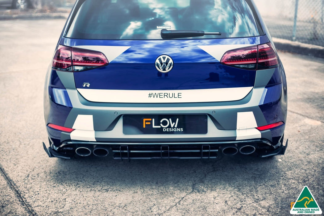 MK7.5 Golf R Flow-Lock Rear Diffuser(Clearance-old design-no finish selection)-Flow Designs
