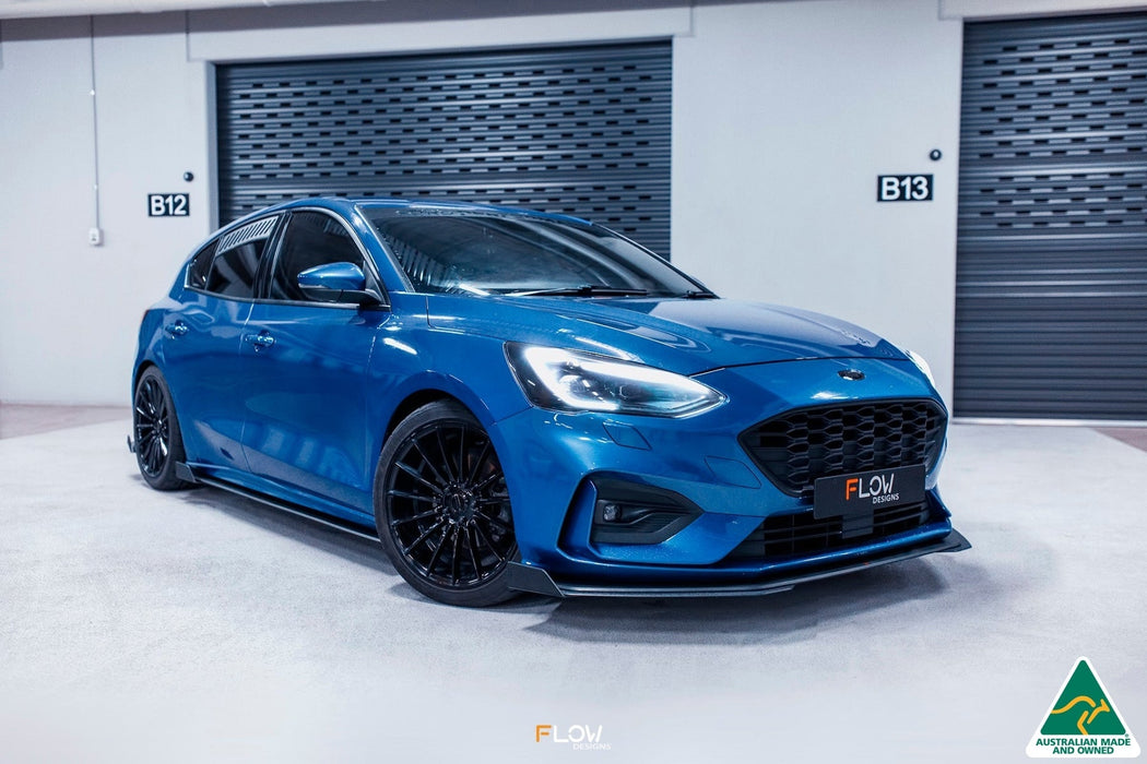 MK4 Focus ST-Line Front Lip Splitter Winglets (Pair)-Flow Designs