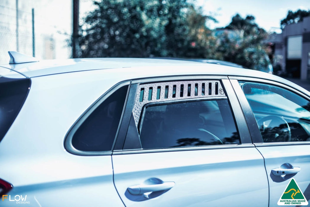 Hyundai Rear Window Vents (Pair)-Flow Designs