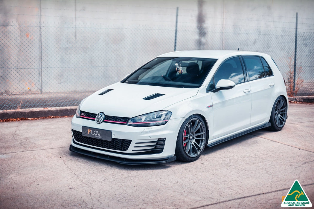 MK7 Golf GTI Front Lip Splitter Winglets (Pair)-Flow Designs - Harrys Euro