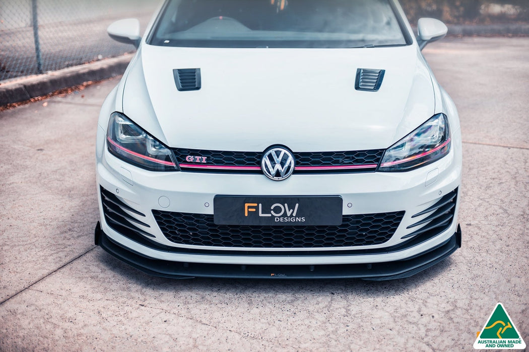 MK7 Golf GTI Front Lip Splitter Winglets (Pair)-Flow Designs - Harrys Euro