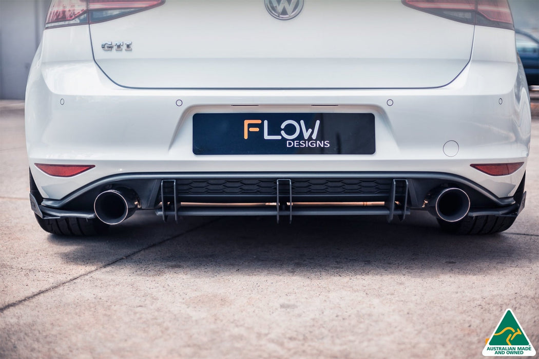 MK7 Golf GTI Flow-Lock Rear Diffuser-Flow Designs