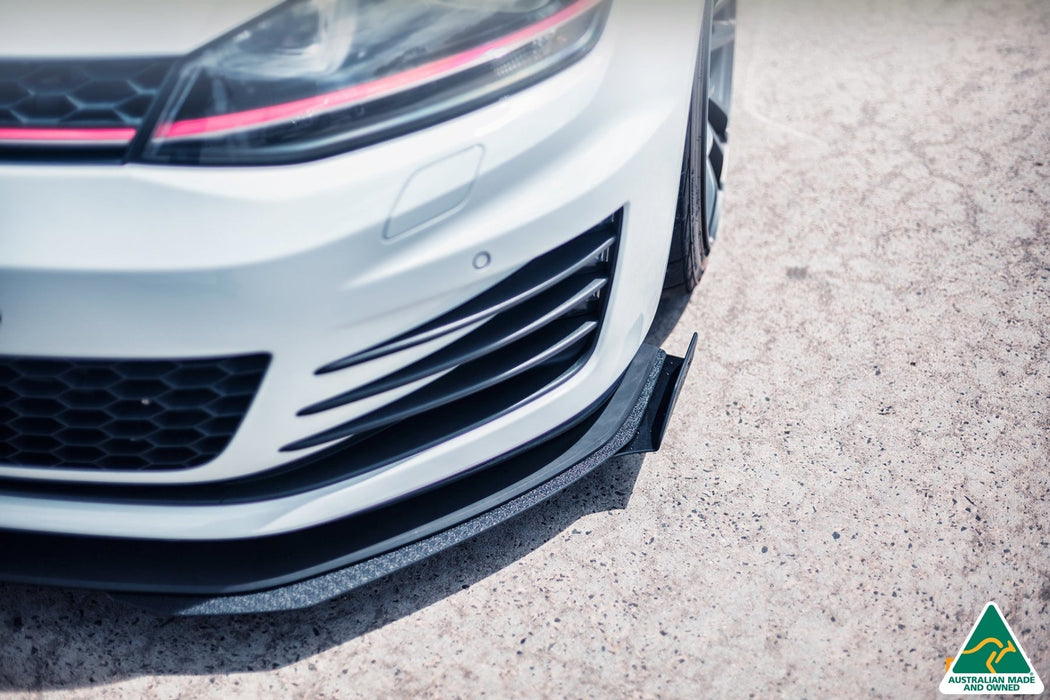 MK7 Golf GTI Front Lip Splitter Winglets (Pair)-Flow Designs - Harrys Euro