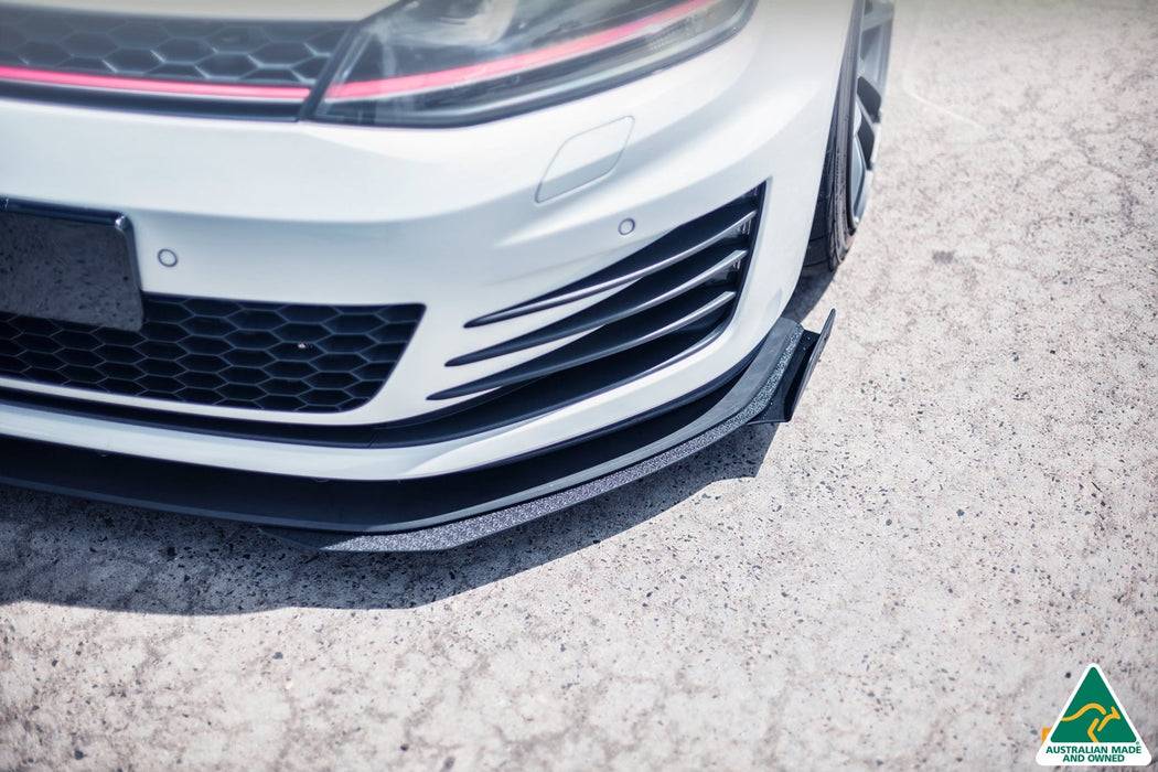 MK7 Golf GTI Front Lip Splitter Winglets (Pair)-Flow Designs - Harrys Euro