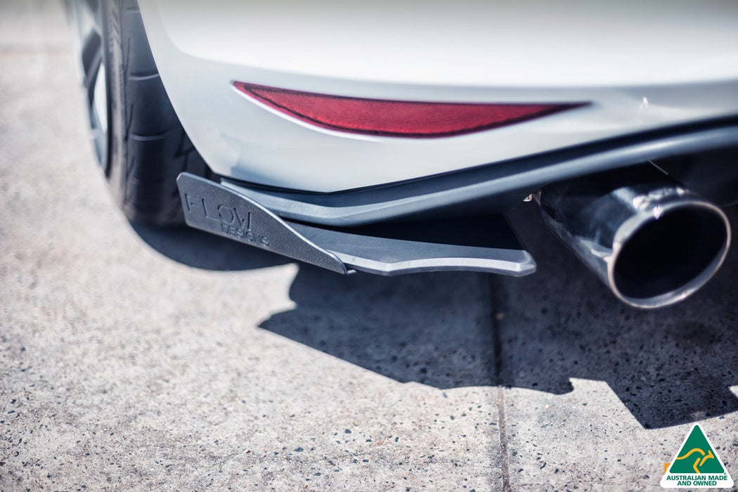 MK7 Golf GTI Rear Spats (Pair) & Flow-Lock Fins-Flow Designs - Harrys Euro