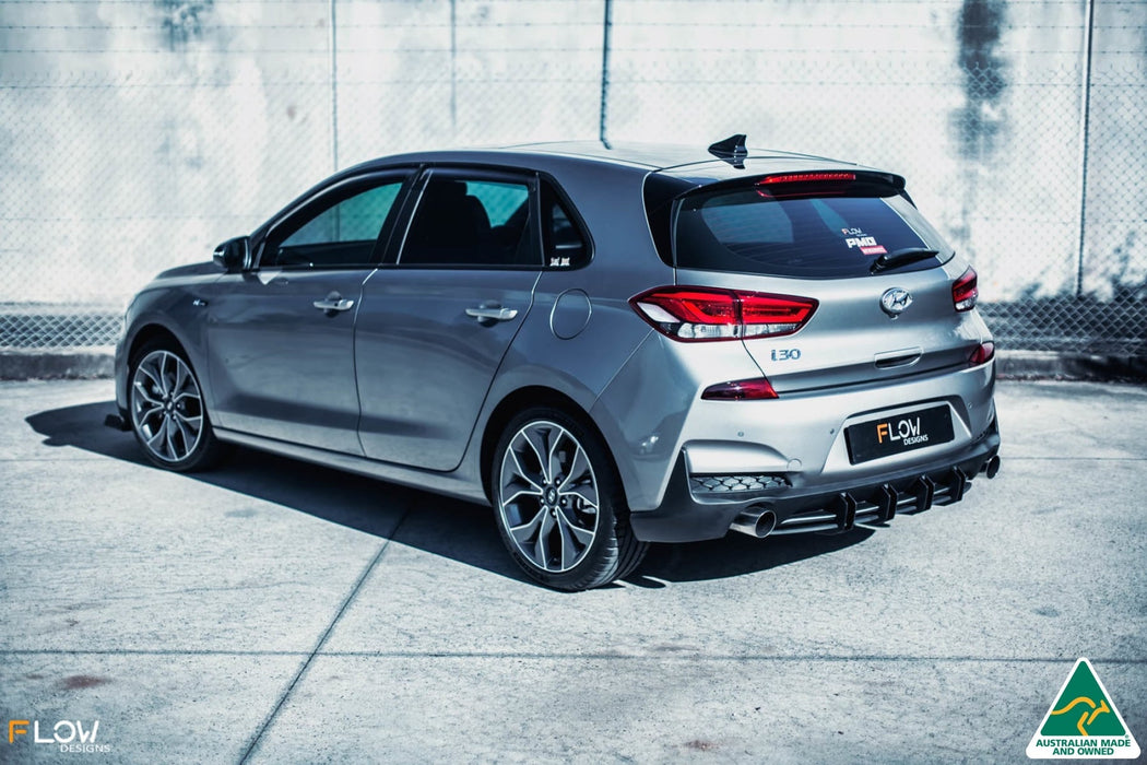 i30 N Line Hatch PD (2018-Current) Rear Spats (Pair)-Flow Designs