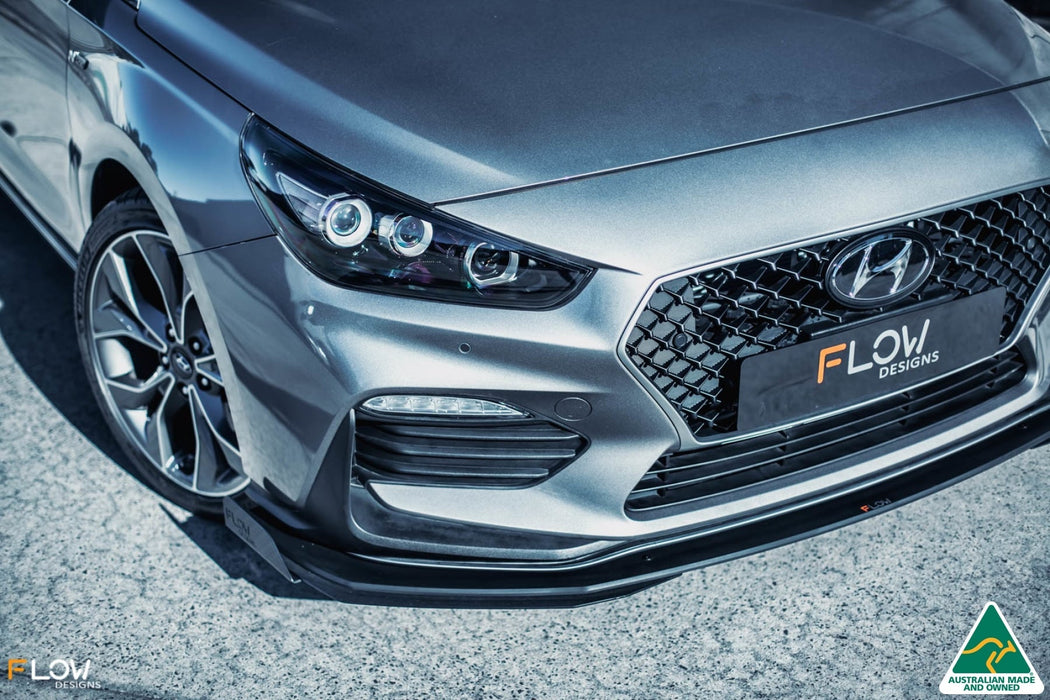 i30 N Line Hatch PD (2018-Current) Front Lip Splitter-Flow Designs