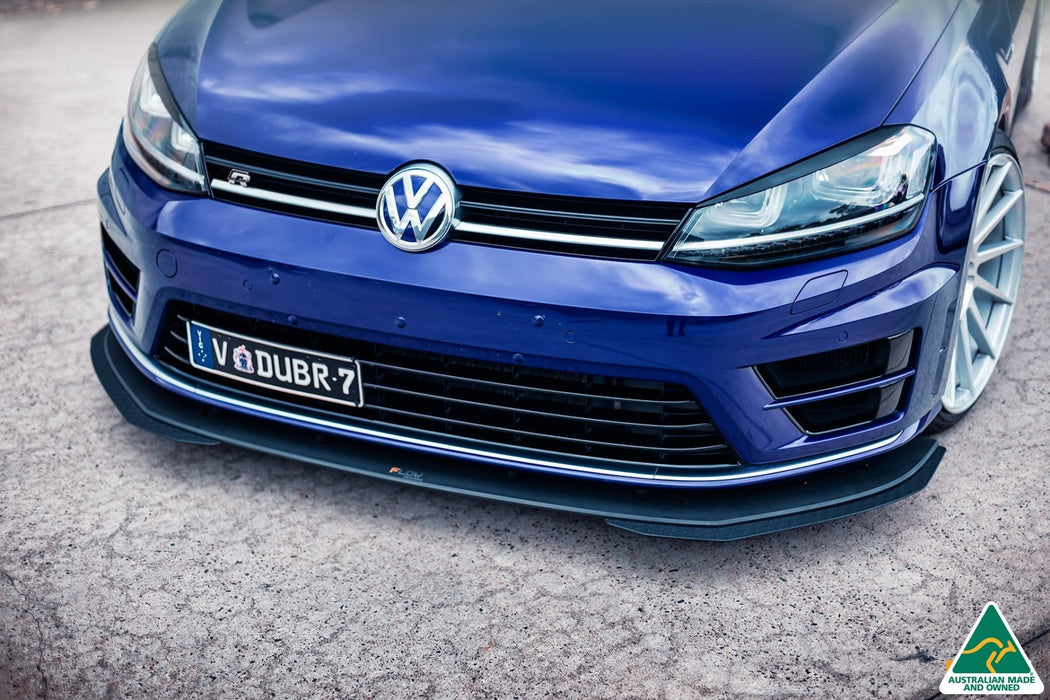 MK7 Golf R Front Lip Splitter Extensions (Pair)-Flow Designs