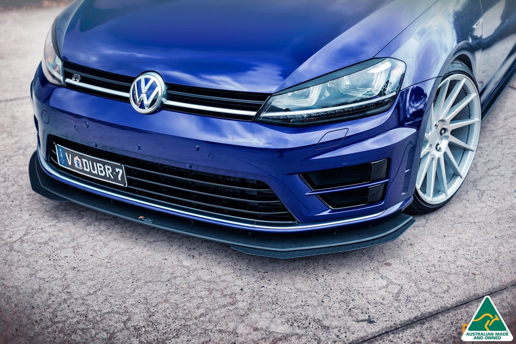 MK7 Golf R Front Lip Splitter Extensions (Pair)-Flow Designs