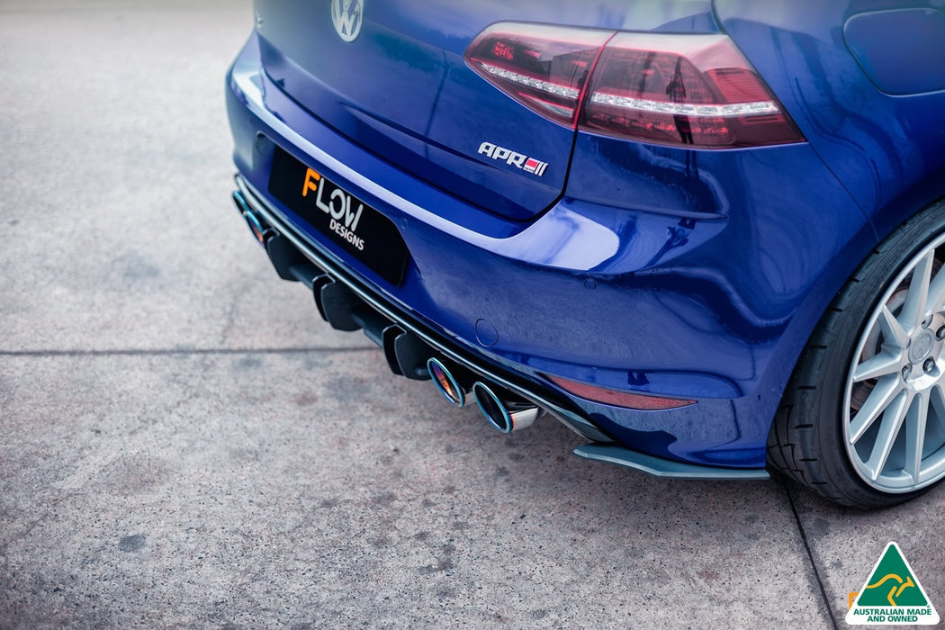 MK7 Golf R Flow-Lock Rear Diffuser-Flow Designs - Harrys Euro