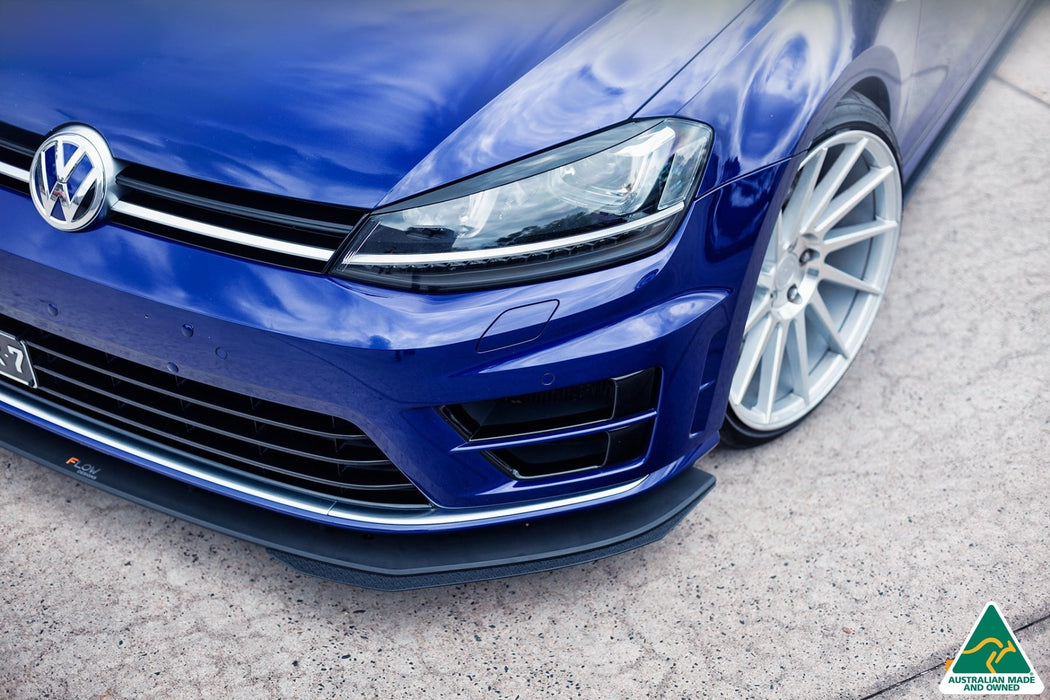 MK7 Golf R Front Lip Splitter Extensions (Pair)-Flow Designs