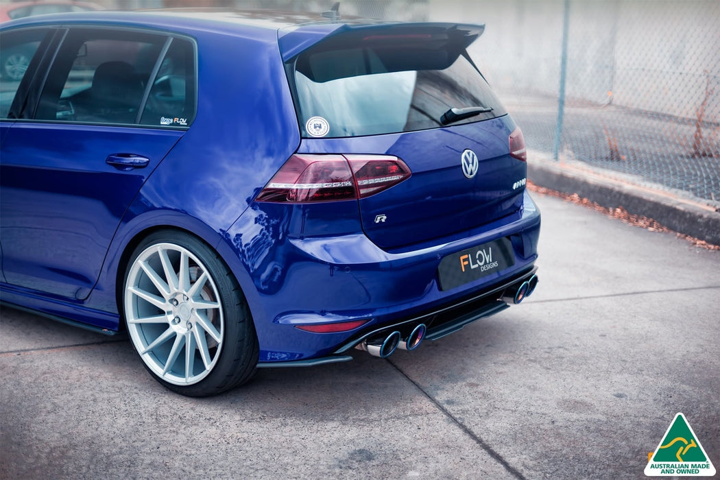 MK7 Golf R Rear Pods/Spats V3 (Pair)(Clearance-old design-no finish selection)-Flow Designs