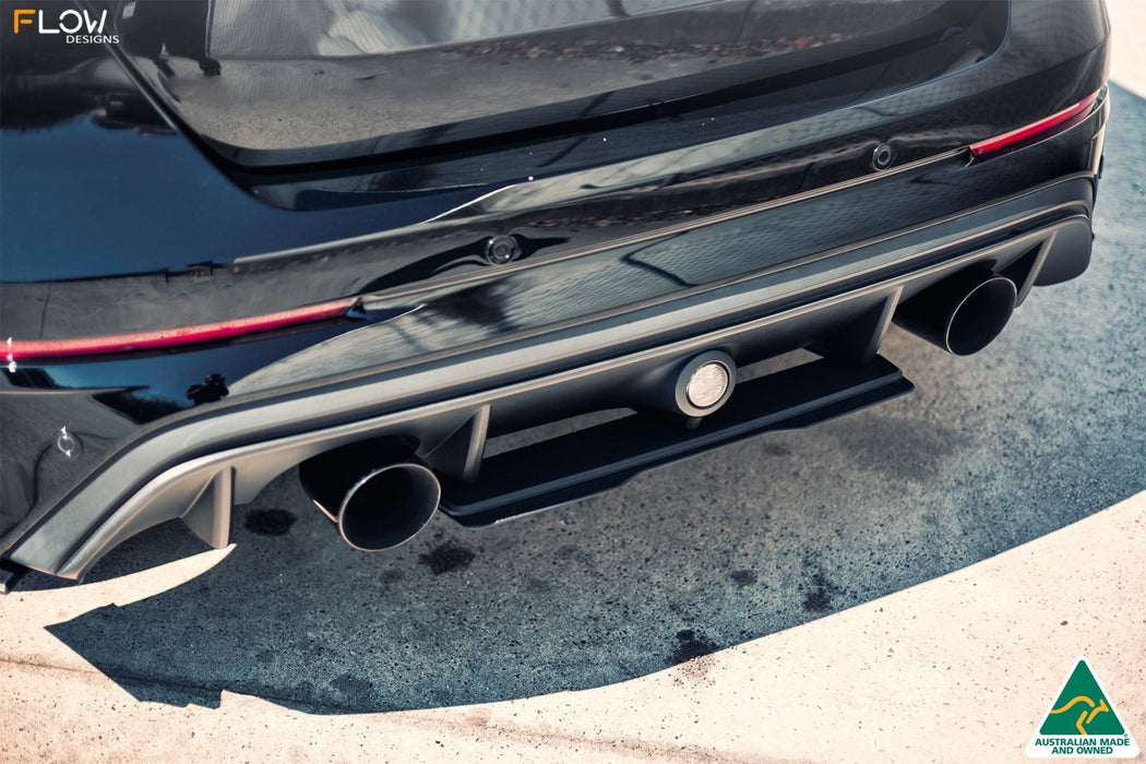 MK3 Focus RS Rear Under Spoiler & Adjustable Fairing (2 Piece)-Flow Designs